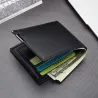 Krótki skórzany portfel - etui na kartyPortfele