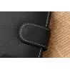Krótki portfel męski - etui na karty - skóra naturalnaPortfele