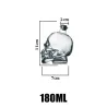 Skull shaped glass decanter - for vodka / whiskey / wine - 180ml - 400ml - 750mlBar supply