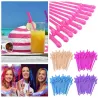 Pailles en forme de pénis - plastique - 30 pièces