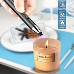 EncendedorEncendedor eléctrico Arc - resistente al viento - sin llama - carga USB