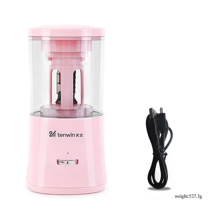 Automatischer elektrischer Bleistiftspitzer - einstellbare Größe - USB / batteriebetrieben