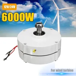 Silnik do generatora turbiny wiatrowej - 12V / 24V - 6000WWiatr