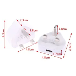 Universal wall charger - with 1 - 2 USB port - UK plugChargers