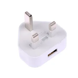 Universal vegglader - med 1 - 2 USB-porter - UK plugg