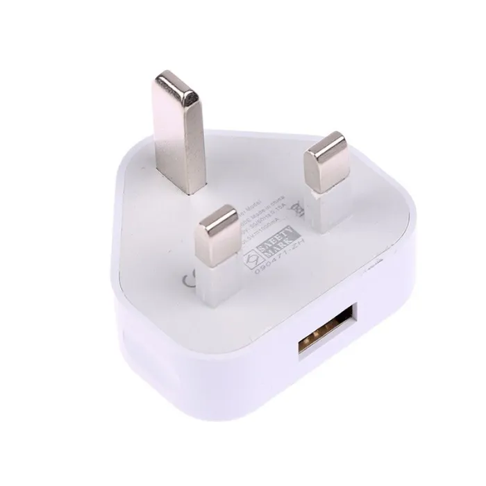 Uniwersalna ładowarka ścienna - z 1 - 2 portami USB - wtyczka brytyjskaŁadowarki