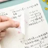 Gennemsigtige sticky notes - vandtæt - 50 stk