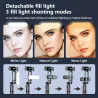 L15 - selfie stick - foldable mini tripod - with fill light - Bluetooth - remote shutterSelfie sticks