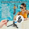 L15 - selfie stick - foldable mini tripod - with fill light - Bluetooth - remote shutterSelfie sticks