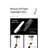 L15 - selfie stick - foldable mini tripod - with fill light - Bluetooth - remote shutterSelfie sticks