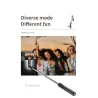 L15 – Selfie-Stick – faltbares Mini-Stativ – mit Fülllicht – Bluetooth – Fernauslöser