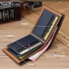 Skórzany portfel vintage - etui na karty kredytowePortfele