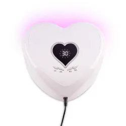 Hjerteformet negletørker - LED - UV - 96W