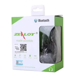 Zealot B570 - Casque Bluetooth - casque - écran LCD - slot micro-SD - microphone - réduction de bruit