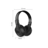 Zealot B570 - Casque Bluetooth - casque - écran LCD - slot micro-SD - microphone - réduction de bruit