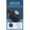Zealot B570 - Casque Bluetooth - casque - écran LCD - slot micro-SD - microphone - réduction de bruit