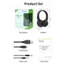 Zealot B570 - Casque Bluetooth - casque - écran LCD - slot micro-SD - microphone - réduction de bruit