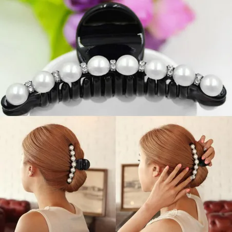 Pinzas de cabelloPinza para el pelo con perlas