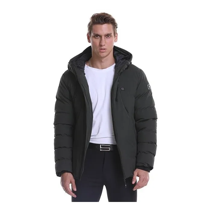 ChaquetasUSB - chaqueta térmica eléctrica con capucha / cremalleras
