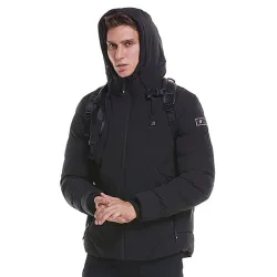 ChaquetasUSB - chaqueta térmica eléctrica con capucha / cremalleras