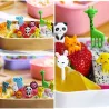 Gårds- / jungeldyr - frukt- / dessertgafler - 10 stk