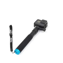 Wysuwany ręczny kijek do selfie - drążek teleskopowy - stop aluminium - do GoPro / Xiaoyi / SJCAMKije do selfie