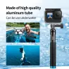 Uttrekkbar håndholdt selfiestang - teleskopstang - aluminiumslegering - for GoPro / Xiaoyi / SJCAM