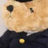 Pilot / kapten nallebjörn - flygvärdinna - plyschleksak
