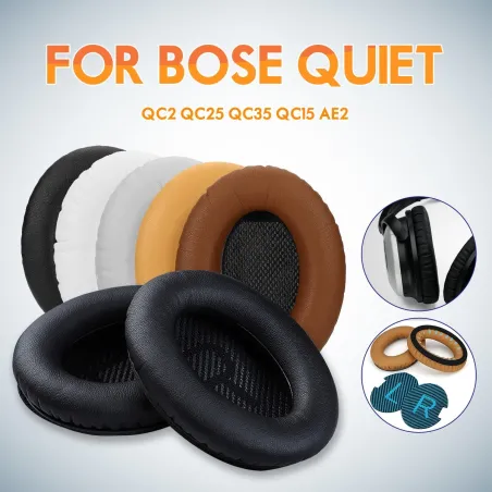 Erstatningsøreputer for hodetelefoner - for BOSE QuietComfort QC35 QC25 QC15 AE2