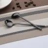 Pyöreä ruostumattomasta teräksestä valmistettu pitkä teelusikka - 13cm