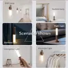 LED-Wandleuchte aus Holz - Infrarot- / Nachtsensor - kabellos - USB-Aufladung