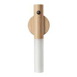 ApliquesAplique LED de madera - sensor infrarrojo/nocturno - inalámbrico - carga USB