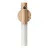 ApliquesAplique LED de madera - sensor infrarrojo/nocturno - inalámbrico - carga USB