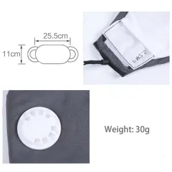Protective face / mouth face mask - PM25 activated carbon filter - air valveMouth masks