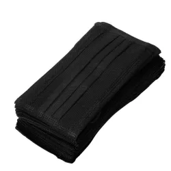 Mascarillas bucalesMascarilla protectora facial / bucal - desechable - negra - 50 piezas