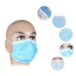 Disposable face / mouth mask - disposable - blue - 50 piecesMouth masks