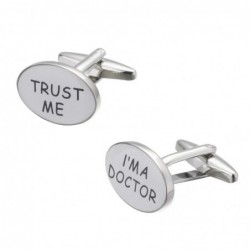 "Ik ben een dokter" / "Vertrouw me" - manchetknopenManchetknopen