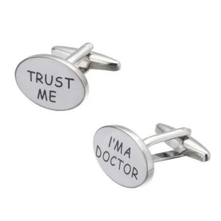 „I'm A Doctor” / „Trust Me” - spinki do mankietówSpinki do mankietów