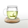 USB kopvarmer - te / kaffevarmer - træ