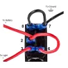 Interrupteur de voiture - Interrupteur à bascule LED - étanche - 12V / 24V