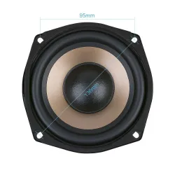 100W - 4 Ohm - 8 Ohm - 5,25" subwoofer - autoluidspreker - Hifi basLuidsprekers