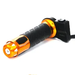 22mm - 7/8" - 12V - manubri moto - manopole riscaldate elettricamente - alluminio - 2 pezzi