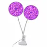 Plantedyrkingslampe - dobbelthode - hydroponisk - fullt spekter - med skrivebordsklips - 290 LED - E27