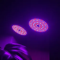 Plantedyrkningslampe - dobbelthoved - hydroponisk - fuldt spektrum - med skrivebordsklemme - 290 LED - E27