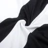 VestidosMini vestido sin mangas - rayas negras / blancas - tallas grandes