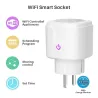 16A - WiFi - Smart plug - presa con monitor di energia elettrica - Alexa / Google assistant