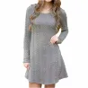 VestidosVestido corto de punto - suéter de manga larga