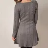 VestidosVestido corto de punto - suéter de manga larga