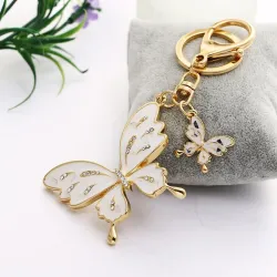 Crystal butterfly - keychainKeyrings