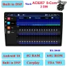 Bilradio med berøringsskjerm - Android 10 - 2DIN - WiFi - GPS - Bluetooth - FM - AM - RDS - SWC - DSP